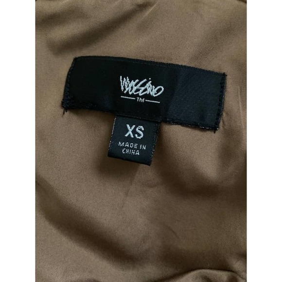 Mossimo Brown Faux-Suede Dress - Cut Out Pattern Dress - XS - Picture 9 of 9